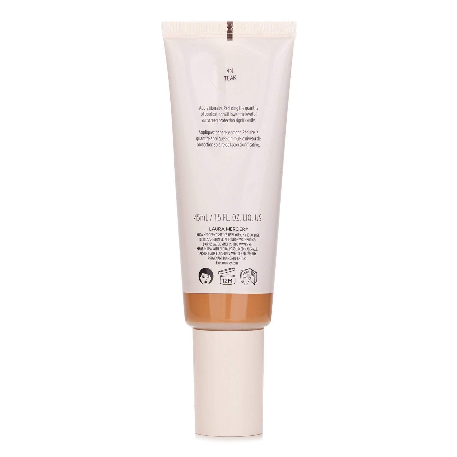 Tinted Moisturizer Natural Dewy - # 4N Teak من Laura Mercier - صورة 3