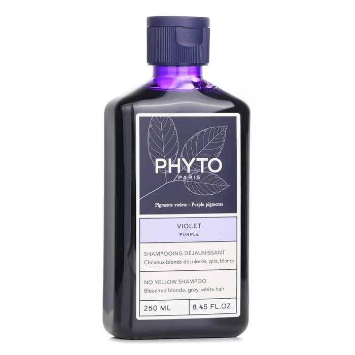 شامبو PhytoArgent No Yellow (للشعر الرمادي والأبيض والمبيض) 250ml/8.45oz من Phyto - صورة 2