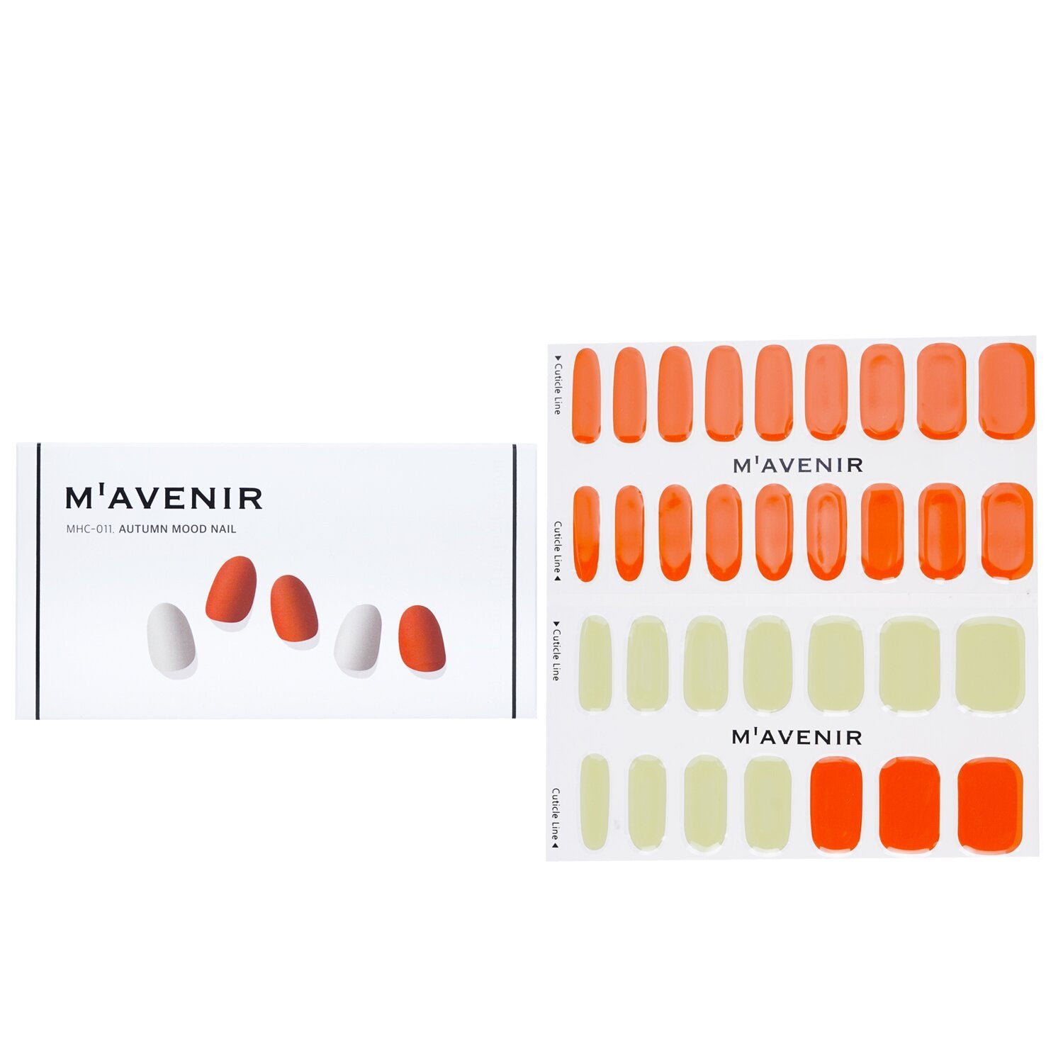 Nail Sticker (Orange) - # Autumn Mood Nail by Mavenir - Image 1