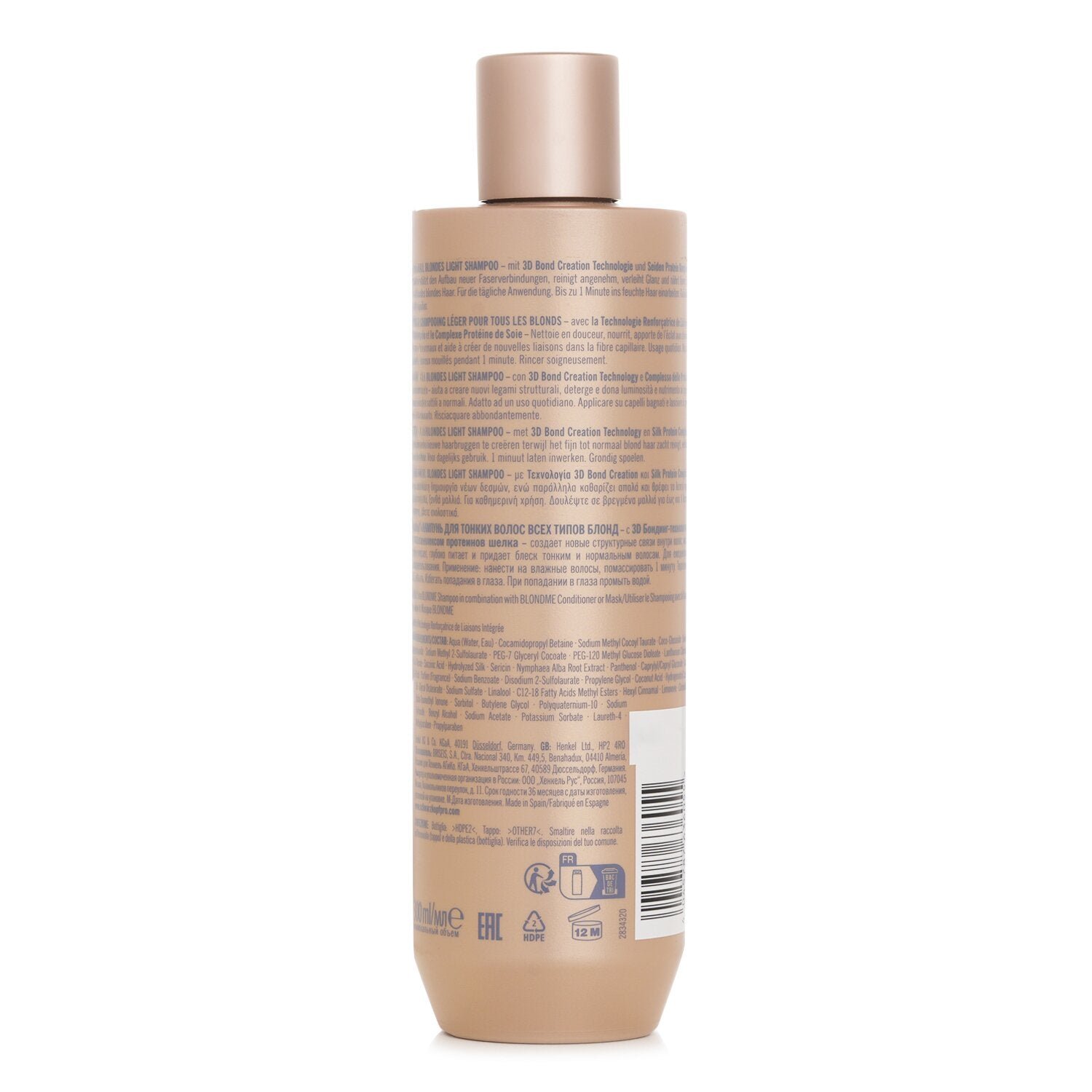 Blond Me All Blondes Light Shampoo by Schwarzkopf - Image 3