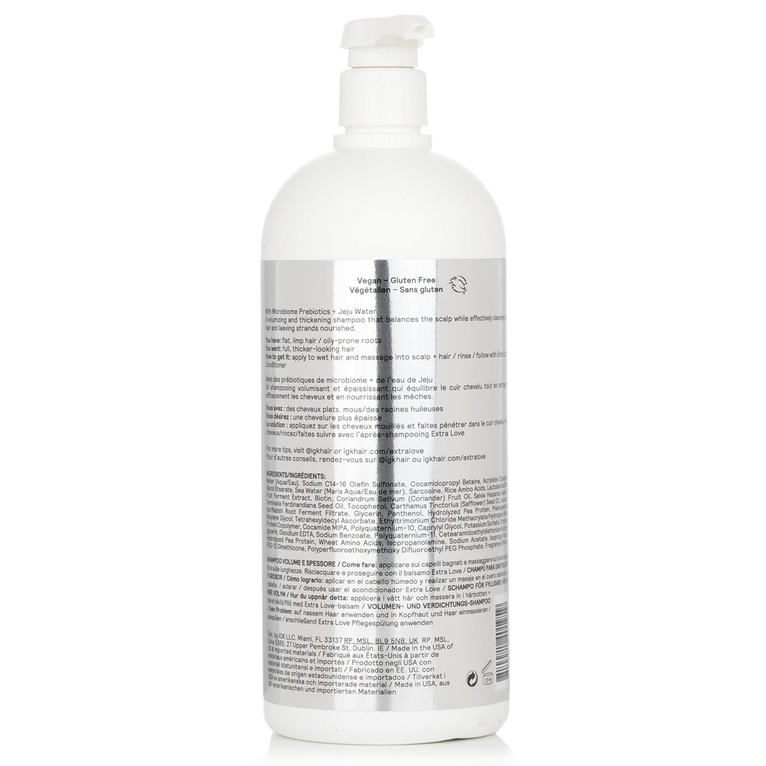 Extra Love Volume & Thickening Shampoo من IGK - صورة 3