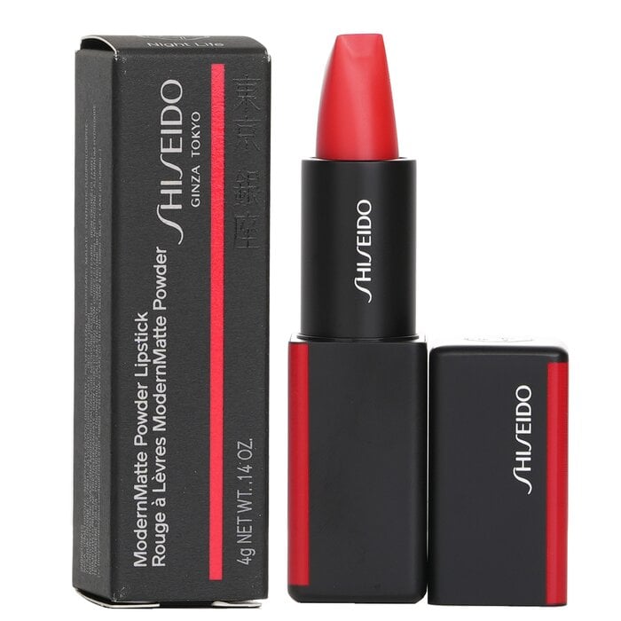 أحمر شفاه بودرة ModernMatte - # 510 Night Life (أحمر مائل للبرتقالي) من Shiseido - صورة 2