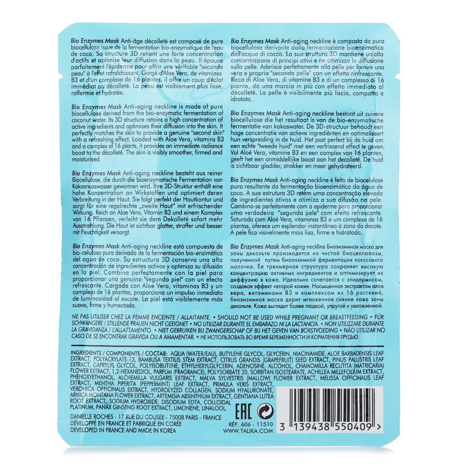 Bio Enzymes Mask Anti-Aging Neckline من Talika - صورة 3