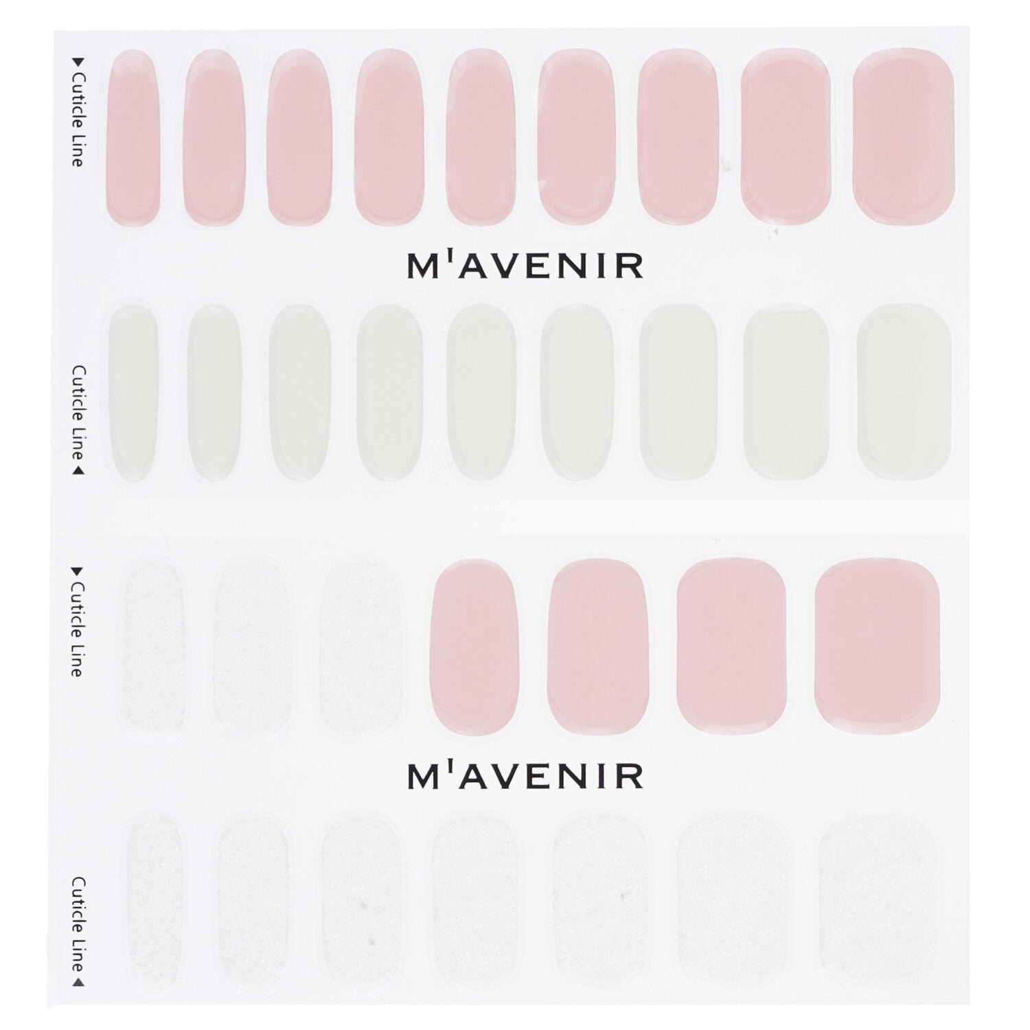Nail Sticker (Pink) - # Brillante Babypink Nail by Mavenir - Image 2