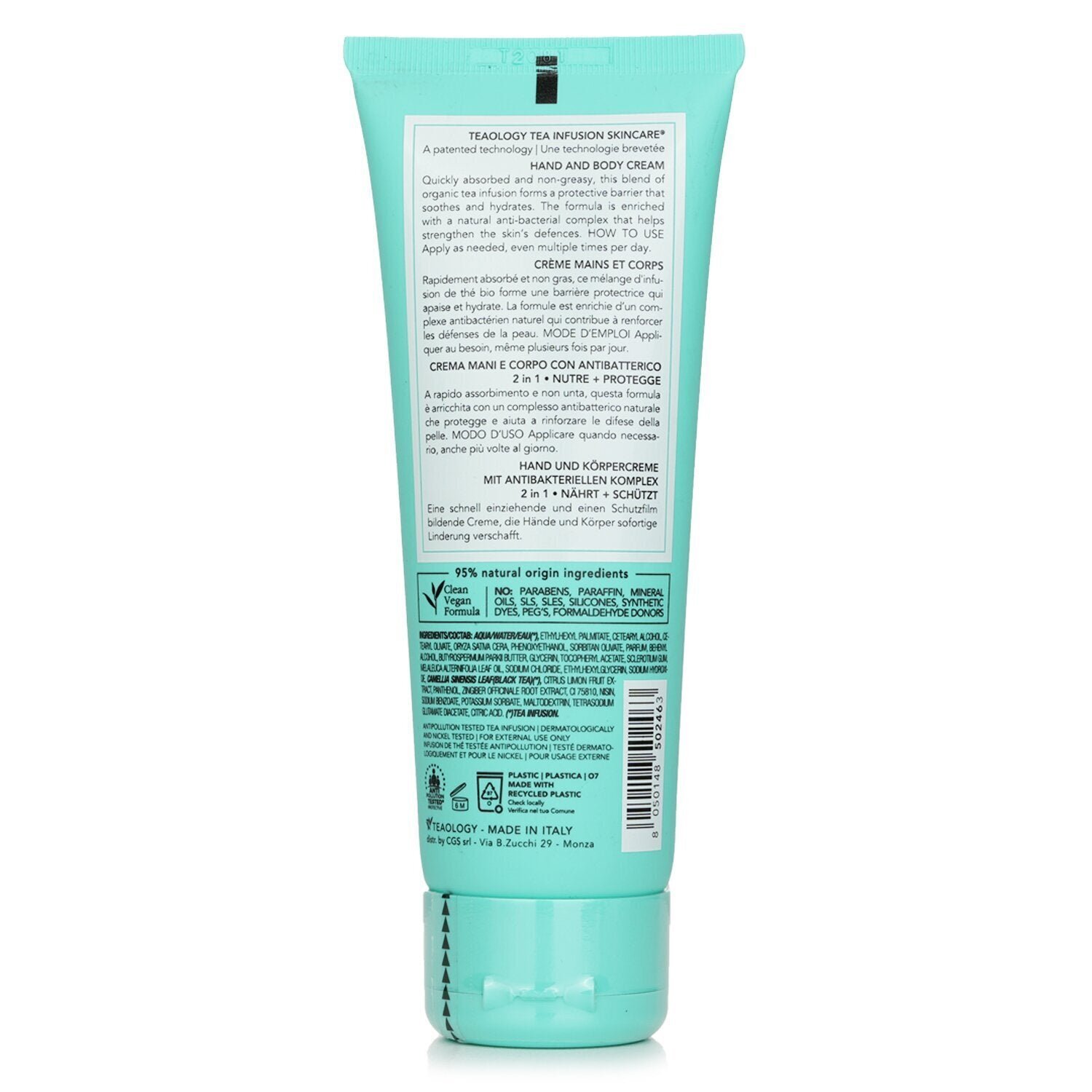 Yoga Care Clean 2 in 1 Anti Bacterial Hand & Body Cream by Teaology - Image 3