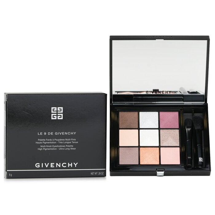 قاعدة ظلال العيون Le 9 متعددة التشطيبات (9 ظلال) - # LE 9.01 8g/0.28oz من Givenchy - صورة 2
