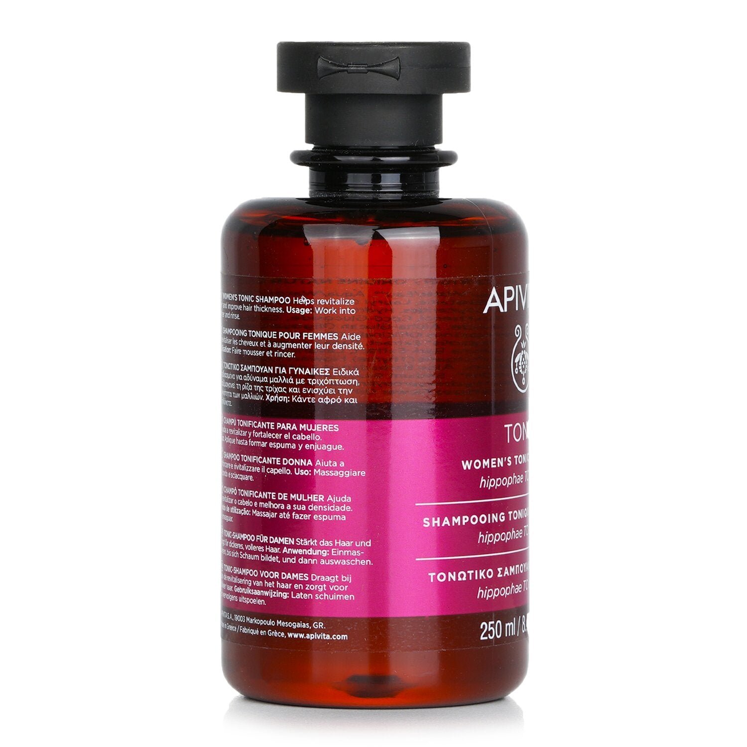 Women's Tonic Shampoo with Hippophae TC & Laurel (For Thinning Hair) by Apivita - Image 2
