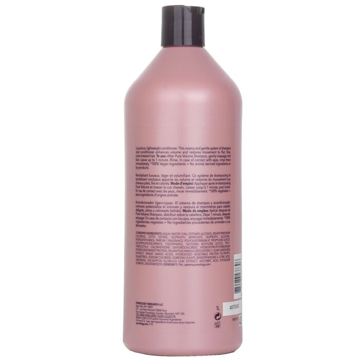 بلسم الشعر بيور فوليوم ( للشعر المسطح والرقيق والمصبوغ ) 1000ml/33.8oz من Pureology - صورة 3