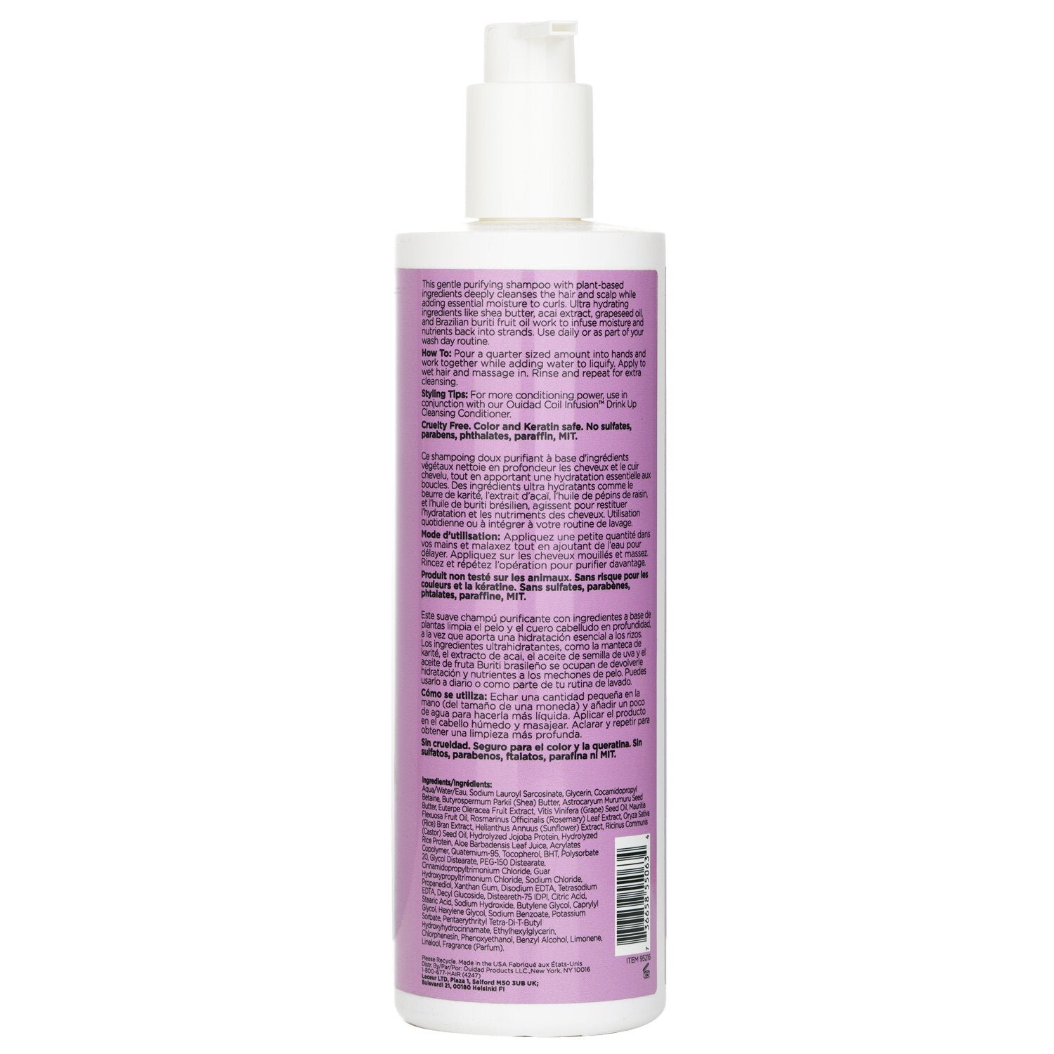 Coil Infusion Like New Gentle Clarifying Shampoo by Ouidad - Image 3