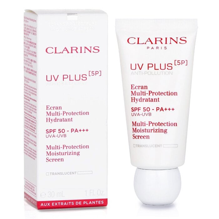 UV Plus [5P] Anti-Pollution Multi-Protection Moisturizing Screen SPF 50 - Translucent 30ml/1oz by Clarins - Image 2