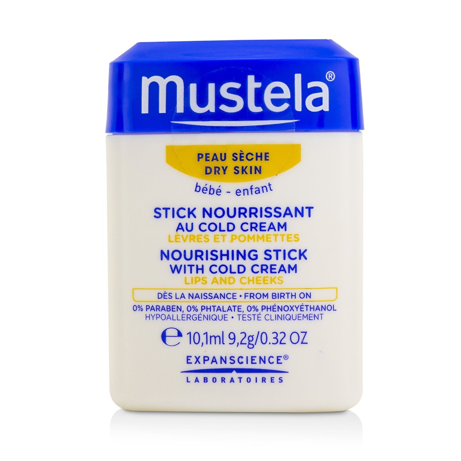 Nourishing Stick With Cold Cream (Lips & Cheeks) - For Dry Skin by Mustela - Image 1
