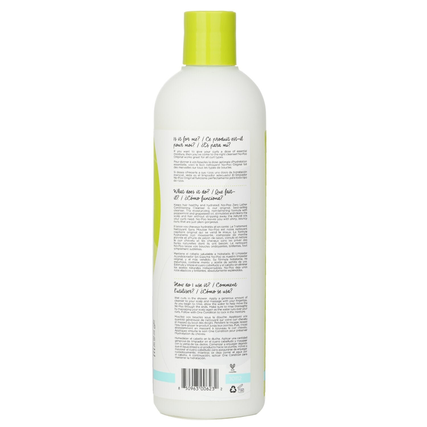 No-Poo Original (Zero Lather Conditioning Cleanser - For Curly Hair) by DevaCurl - Image 3