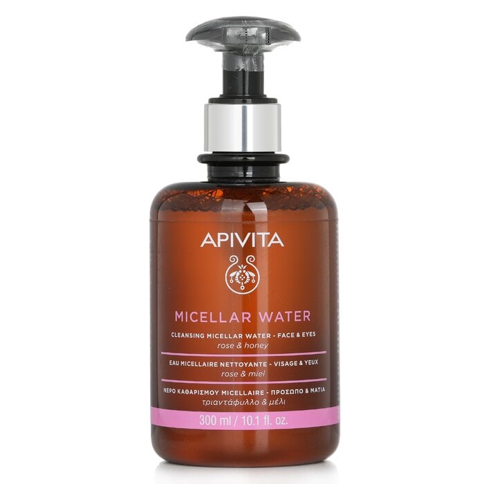 Cleansing Micellar Water For Face & Eyes 300ml/10.1oz by Apivita - Image 1