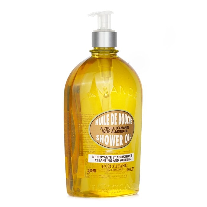 Almond Cleansing & Softening Shower Oil(Random Packaging) 500ml/16.9oz by L'Occitane - Image 2