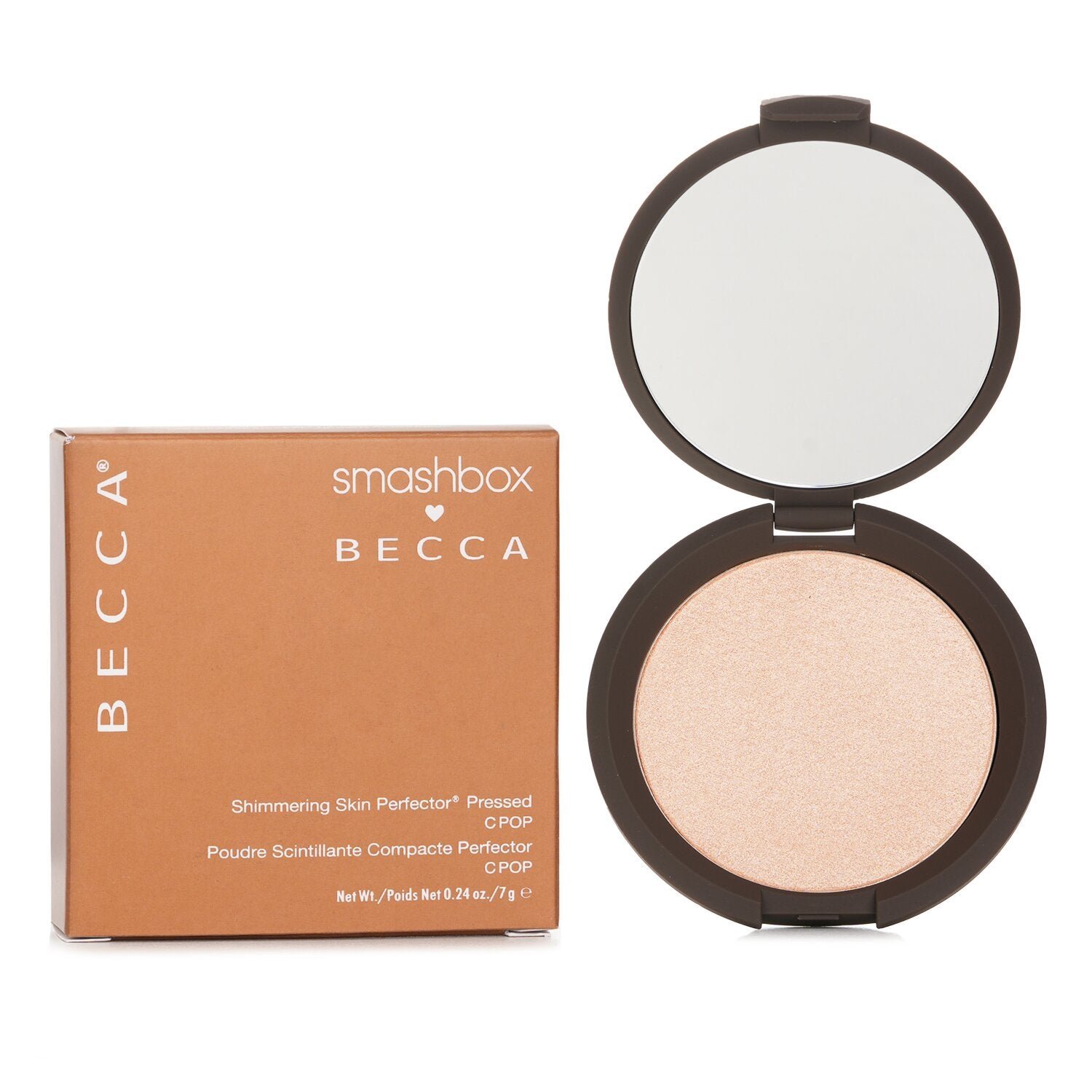 Becca Shimmering Skin Perfector Pressed Highlighter - # Champagne Pop by Smashbox - Image 2