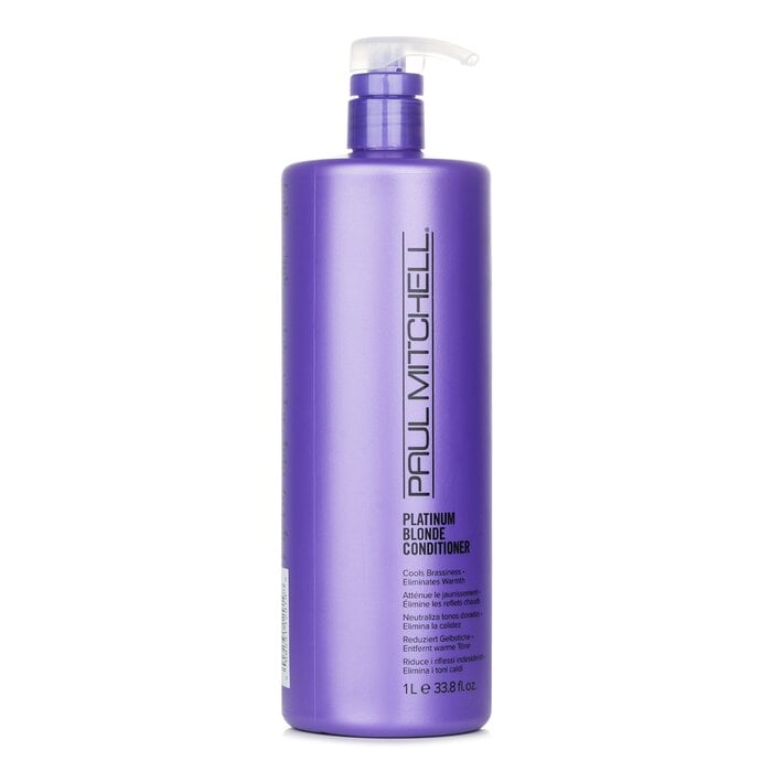 Platinum Blonde Conditioner (Cools Brassiness - Eliminates Warmth) 1000ml/33.8oz by Paul Mitchell - Image 2