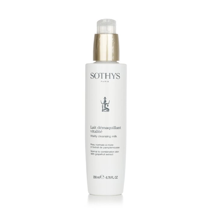 Vitality Cleansing Milk - For Normal to Combination Skin , With Grapefruit Extract 200ml/6.76oz by Sothys - Image 1