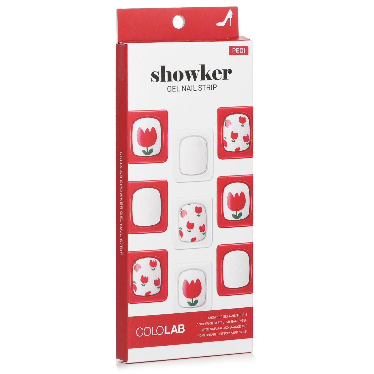 Showker Gel Nail Strip # CPA801 Tulip Festival by Cololab - Image 2