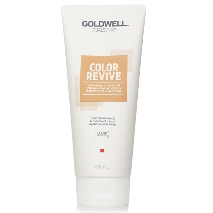 بلسم لإعطاء الشعر اللون وتجديده Dual Senses - # أشقر دافئ داكن 200ml/6.7oz من Goldwell - صورة 1