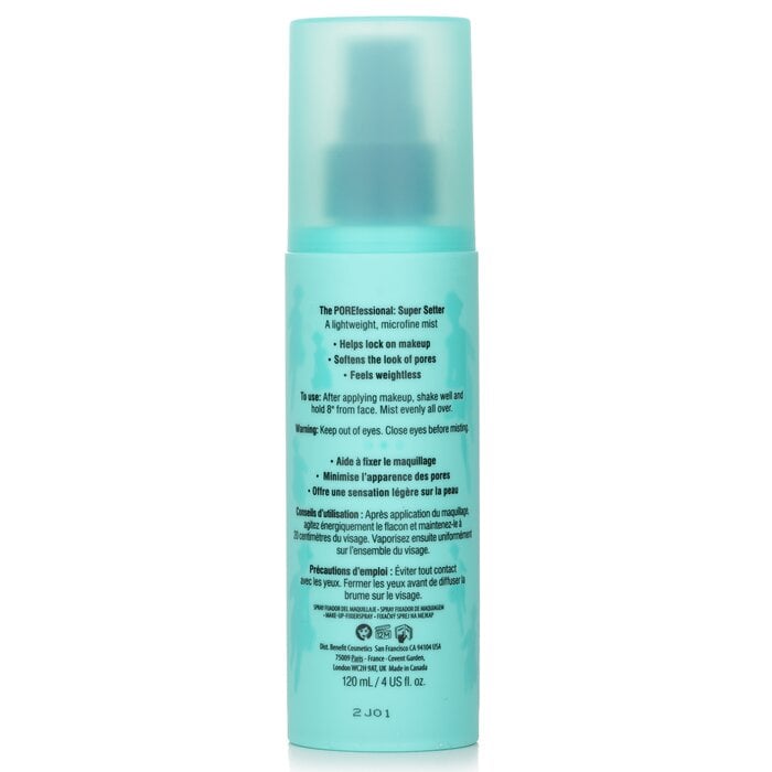 The Porefessional Super Setter Long Lasting Makeup Setting Spray 120ml/4oz by Benefit - Image 3