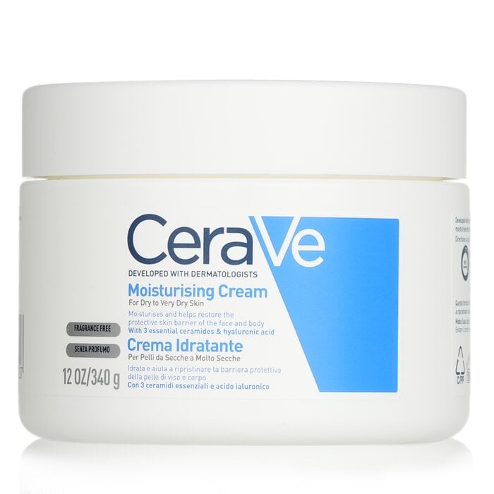 Moisturising Cream For Dry to Very Dry Skin 340g/12oz by CeraVe - Image 1