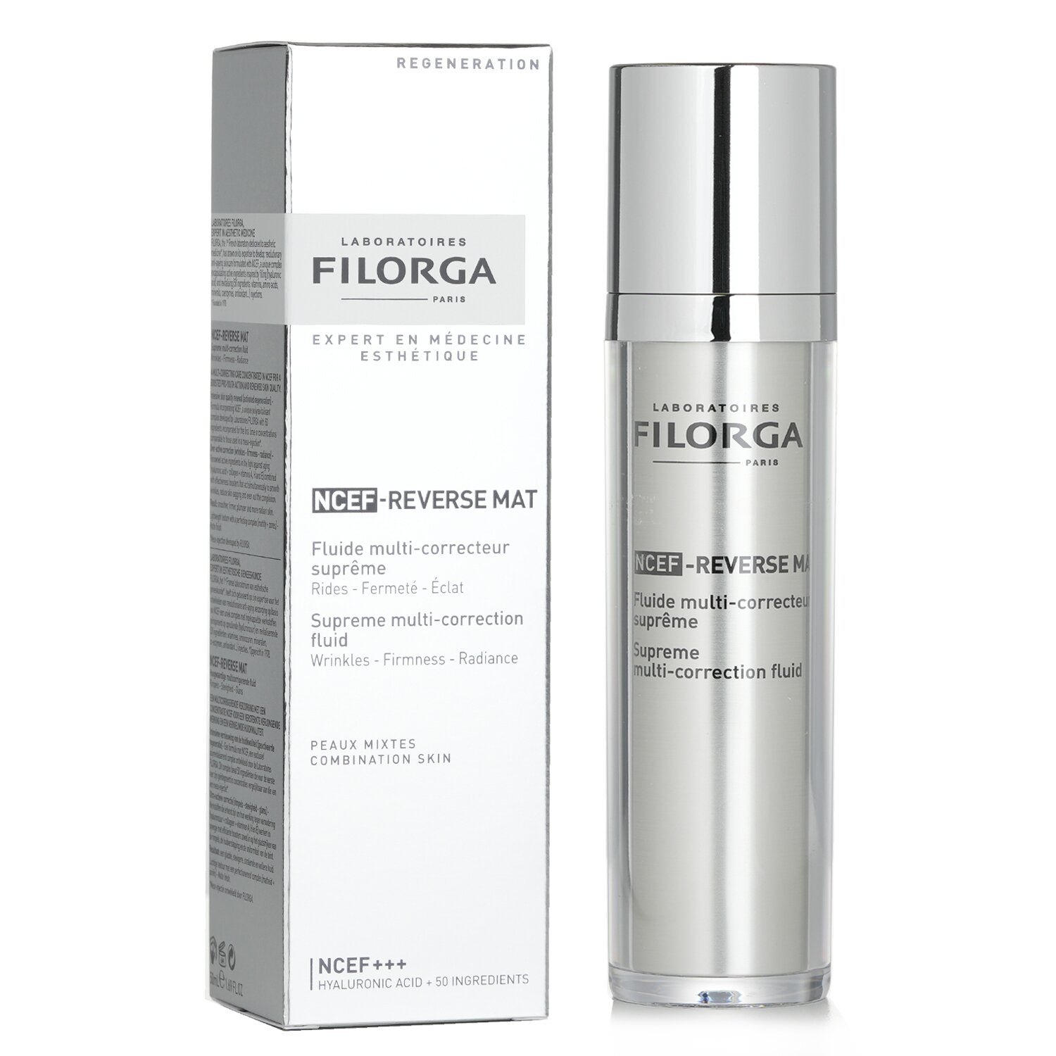 NCEF-Reverse Mat Supreme Multi-Correction Fluid - For Combination Skin by Filorga - Image 2