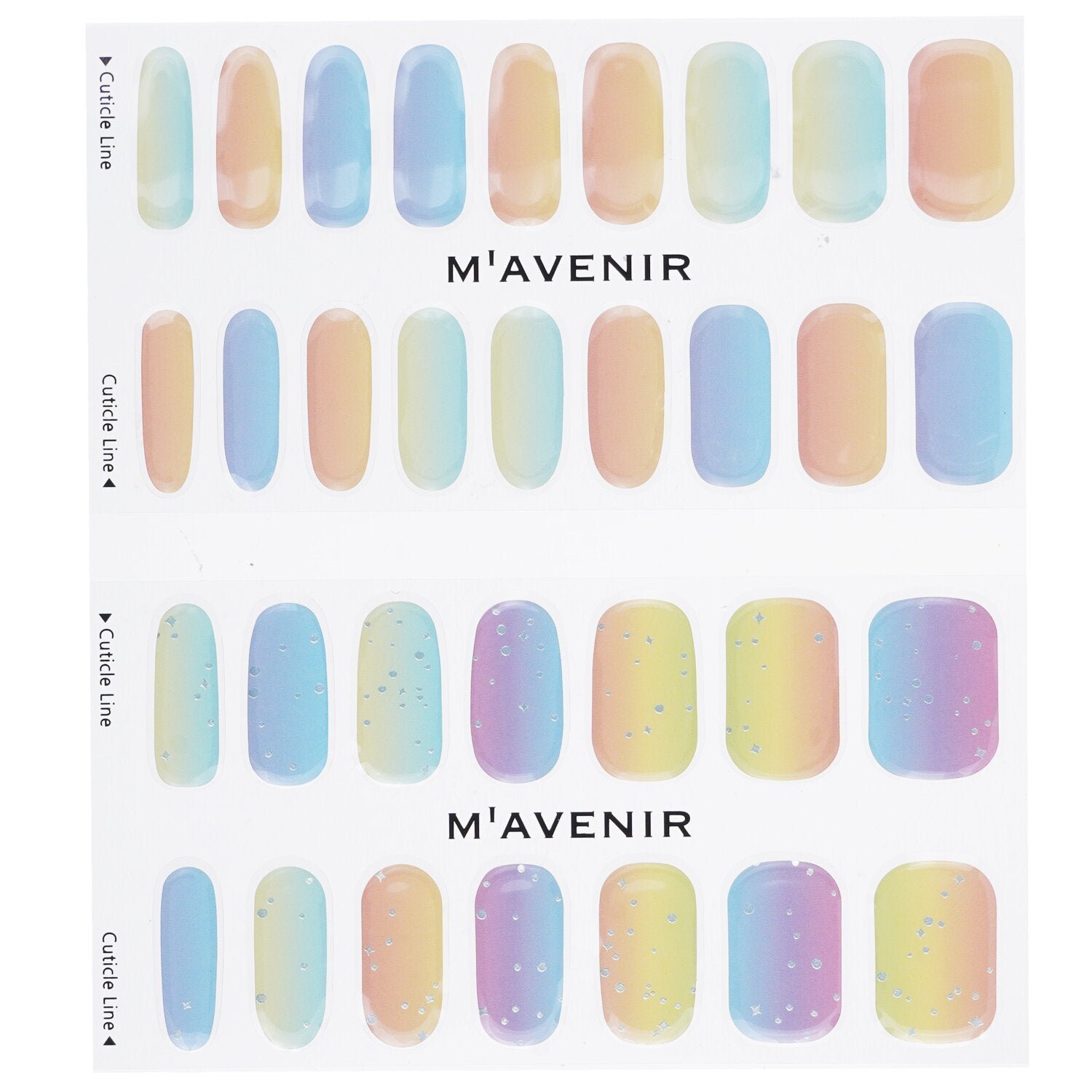ملصق الأظافر (ألوان متنوعة) - # Pastelation Nail من Mavenir - صورة 2