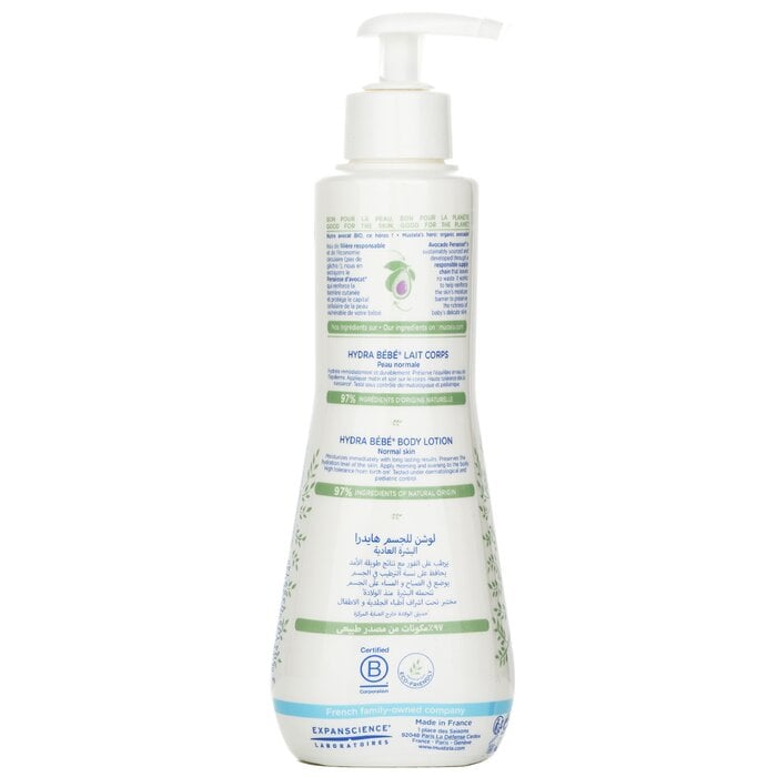 Hydra-Bebe Body Lotion With Organic Avocado - Normal Skin 300ml/10.14oz by Mustela - Image 3