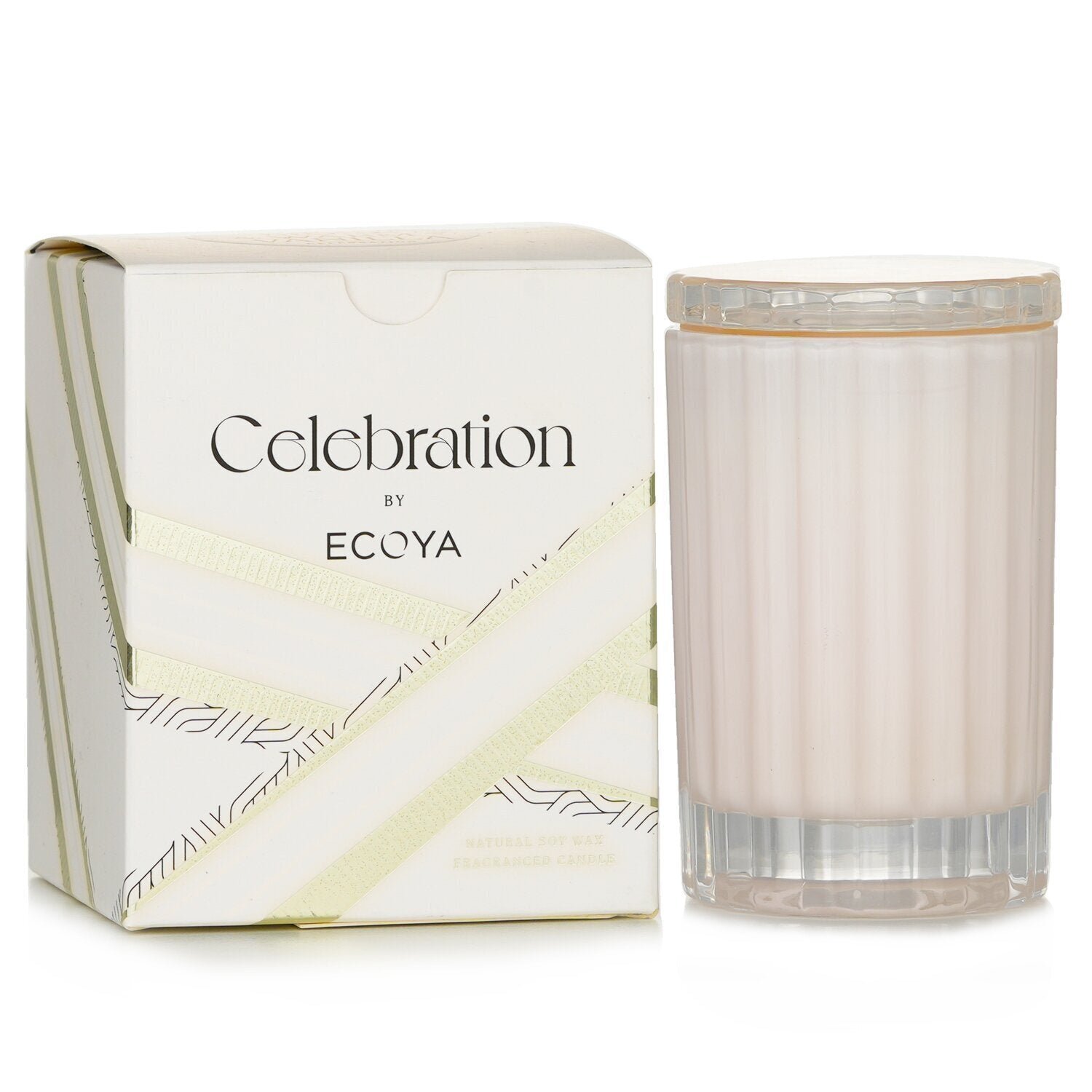 Mini Celebration Candle - White Musk & Warm Vanilla by Ecoya - Image 2