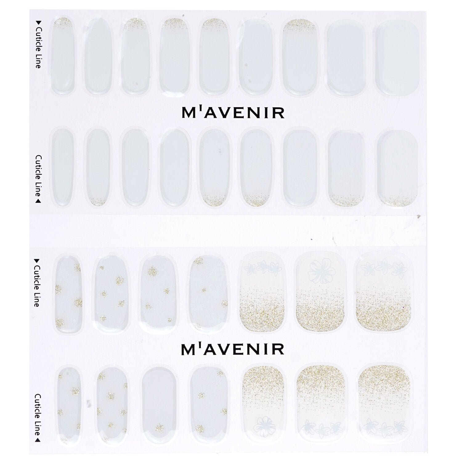 ملصق الأظافر (أبيض) - # White April Nail من Mavenir - صورة 2