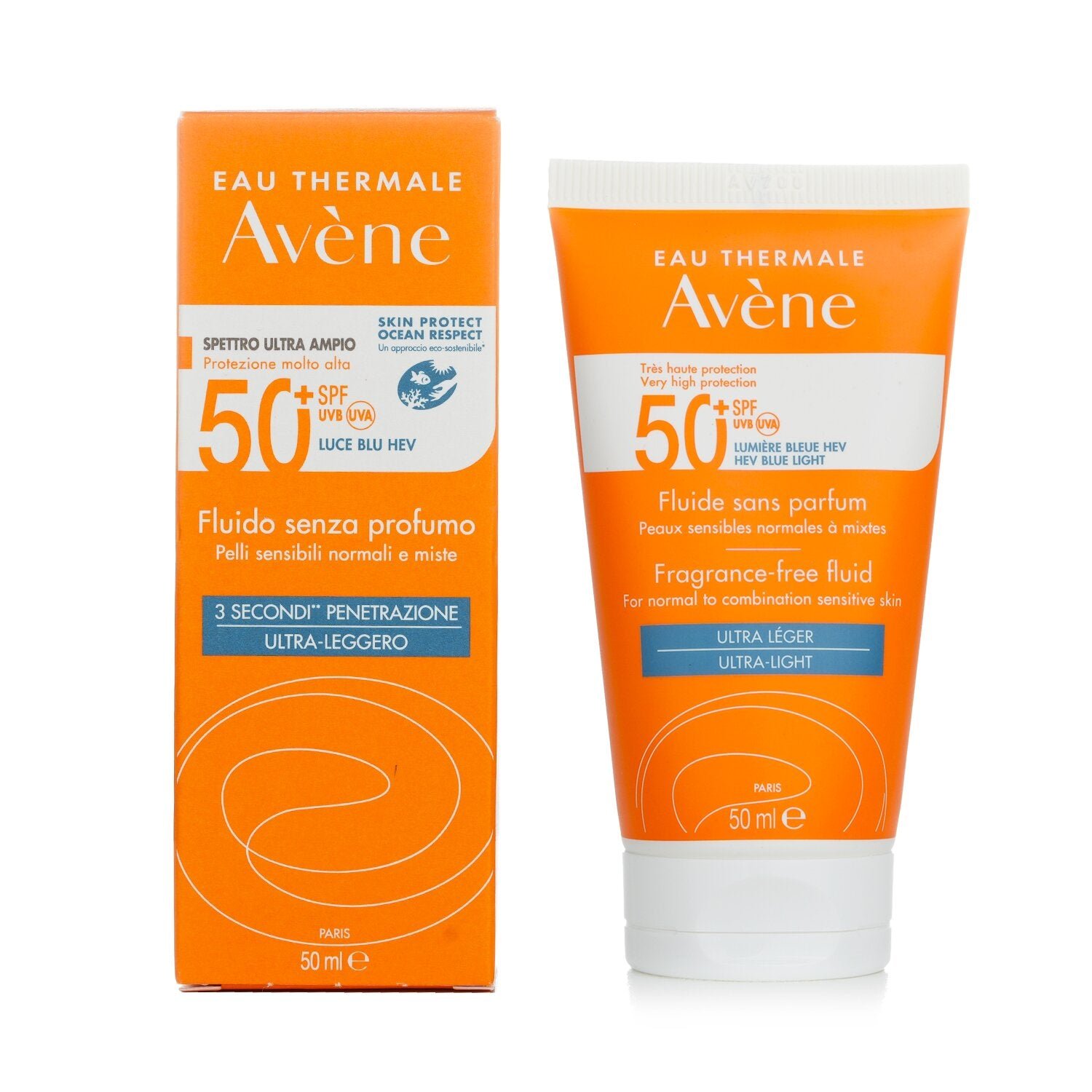 Very High Protection Fragrance-Free Fluid SPF50+ - For Normal to Combination Sensitive Skin by Avene - Image 2
