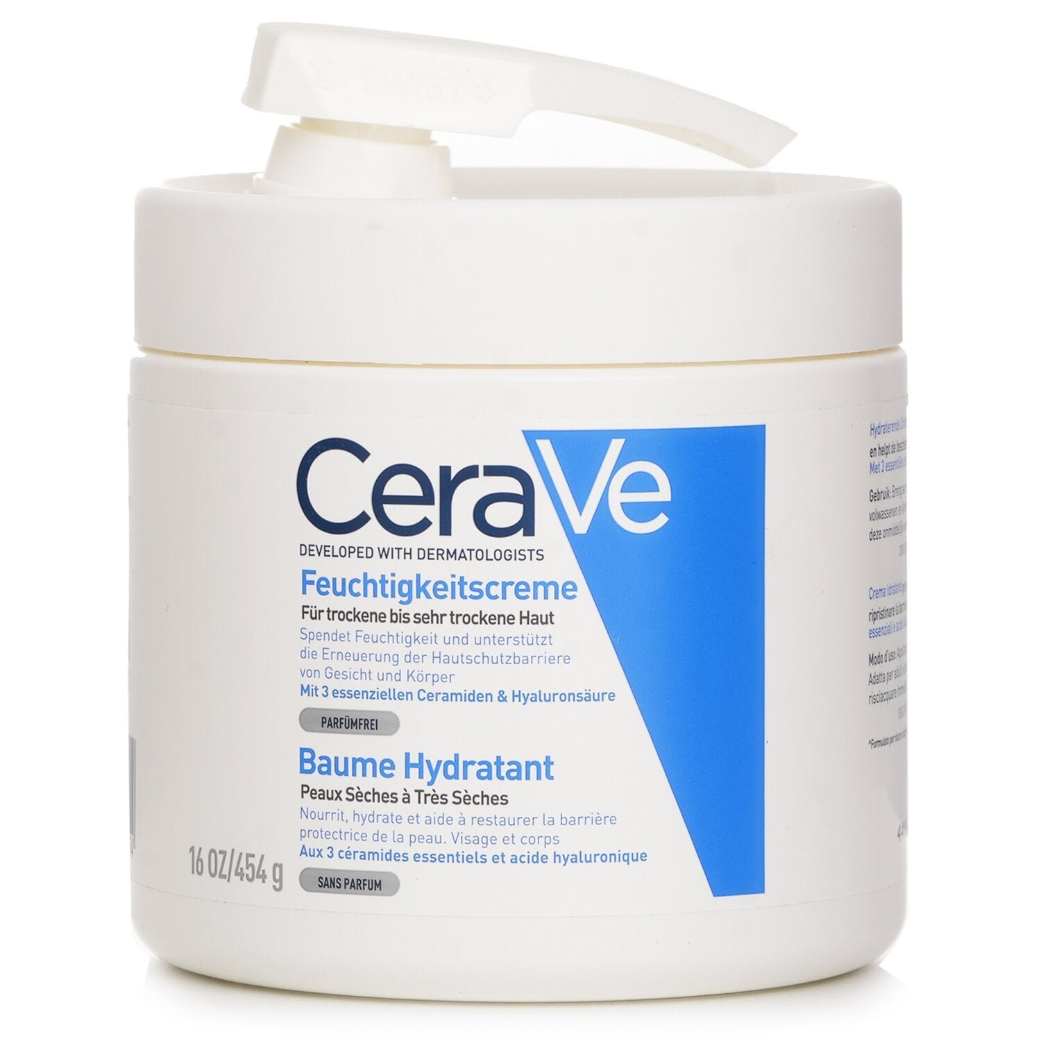 Moisturising Cream For Dry to Very Dry Skin (With Pump)(Random Packaging) by CeraVe - Image 1