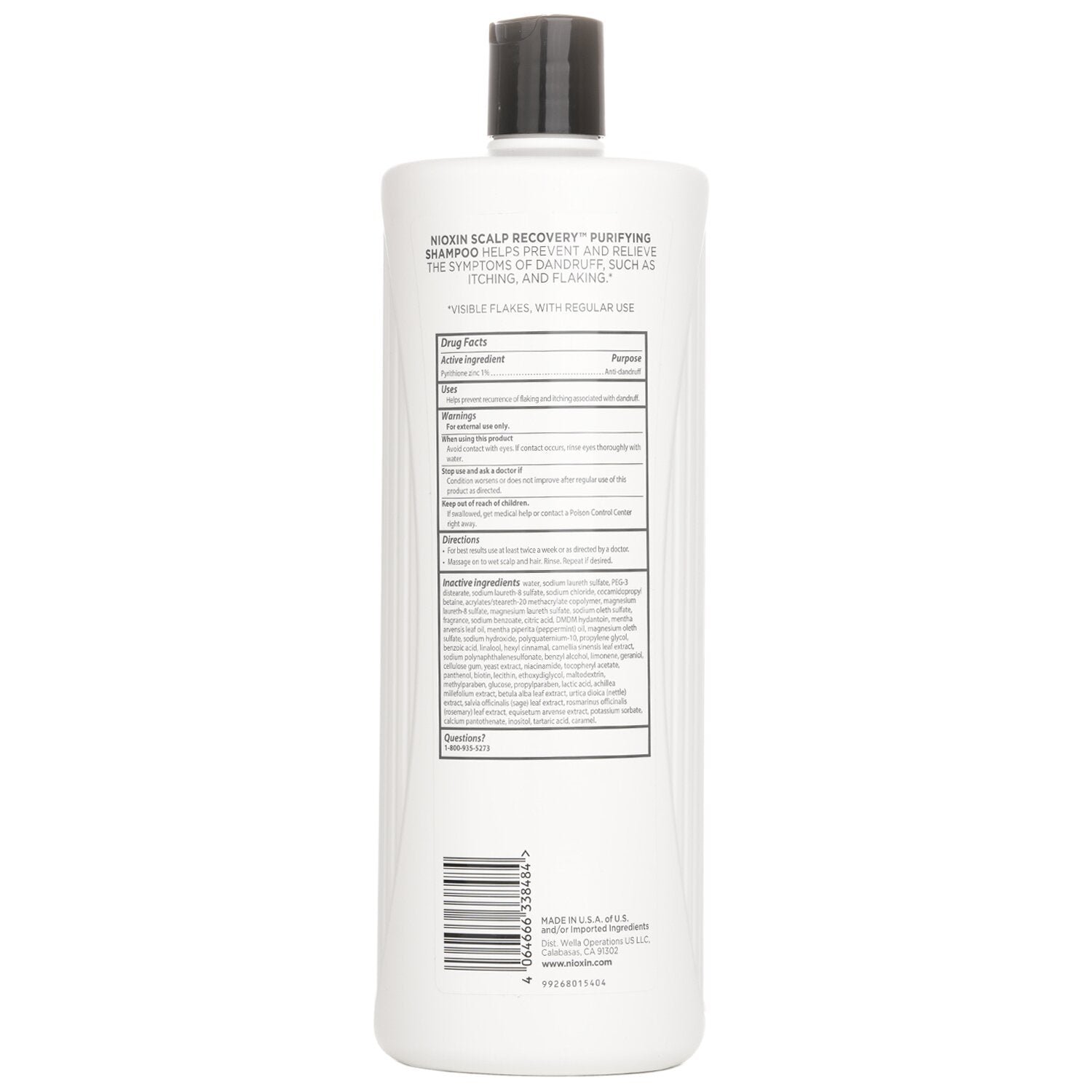 Scalp Recovery Pyrithione Zinc Medicating Cleanser (For Itchy Flaky Scalp)&nbsp;(Random Packaging) من Nioxin - صورة 3