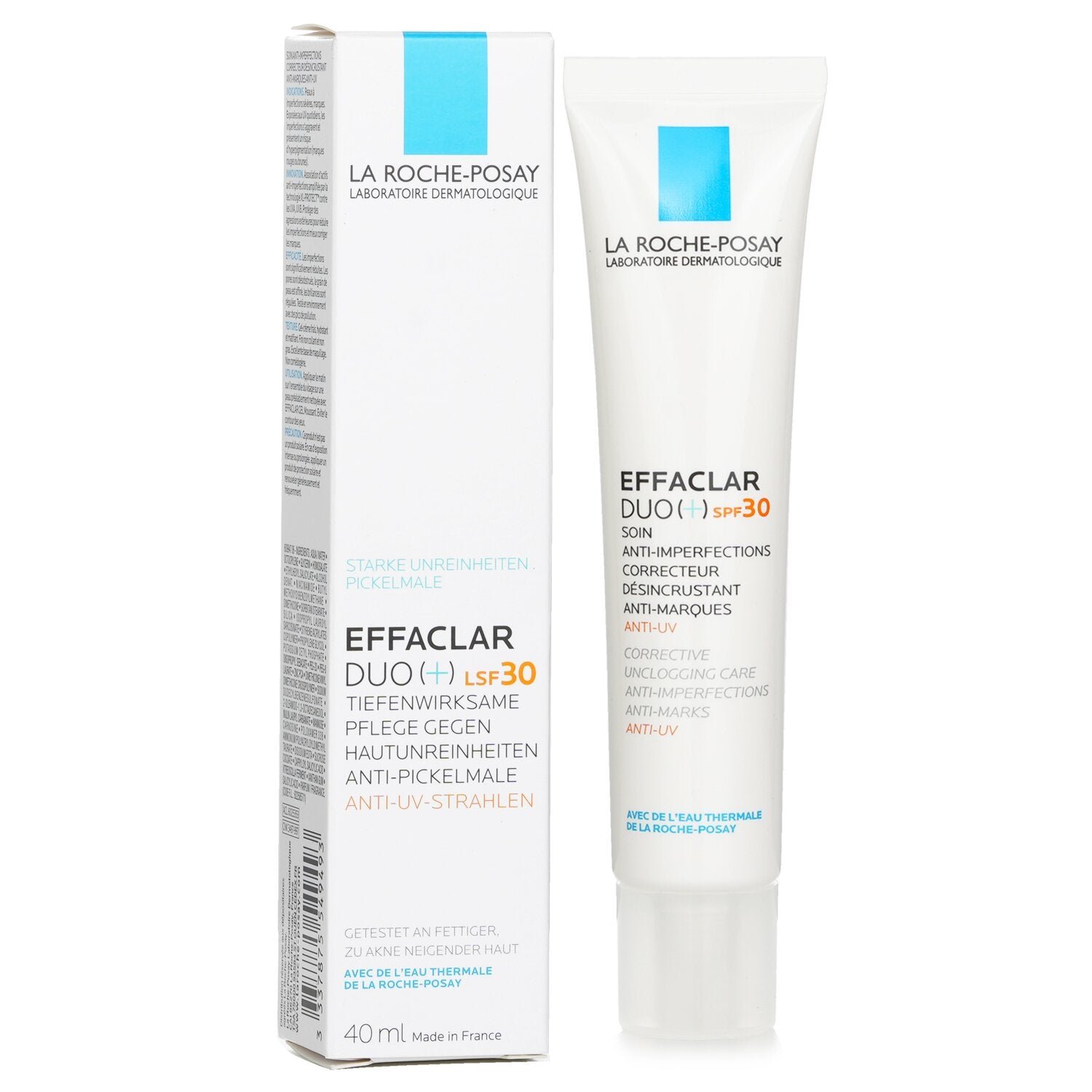 ثنائية Effaclar (+) مضاد للعلامات الوعيوب وانسداد المسام SPF 30 من La Roche Posay - صورة 2