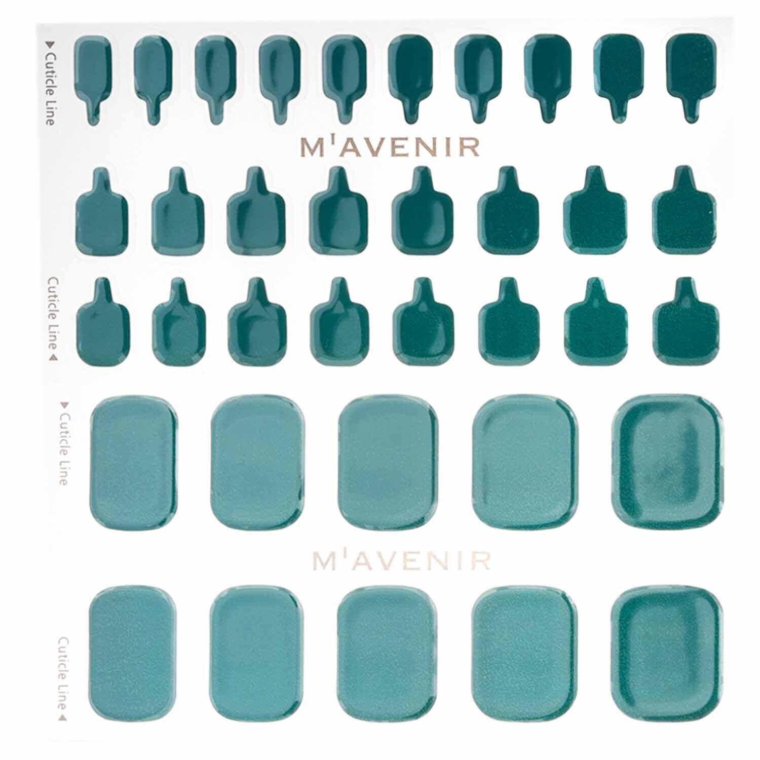 ملصق الأظافر (أخضر) - # Vintage Mint Pedi من Mavenir - صورة 2