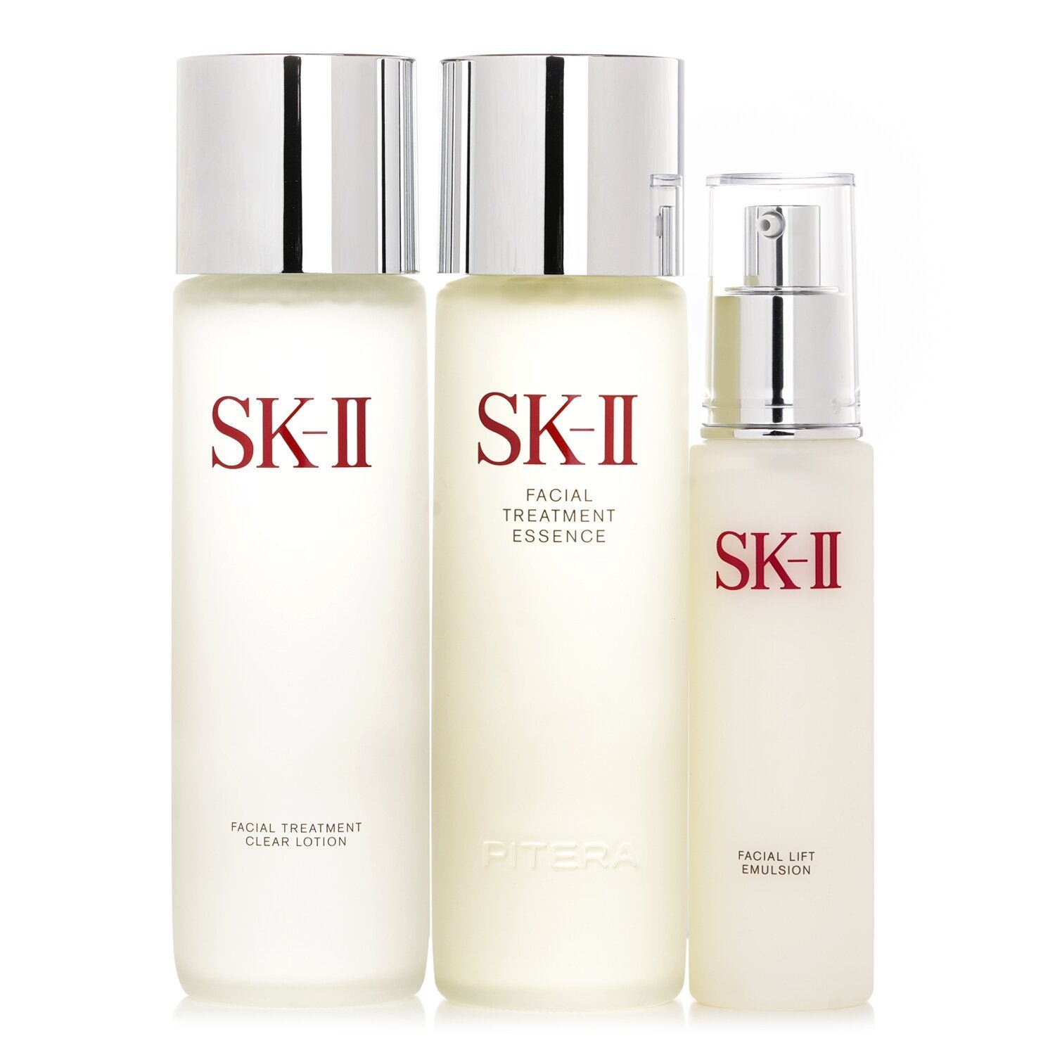 Pitera Deluxe Hydrating 3-Pieces Set: Facial Treatment Essence 230ml + Facial Lift Emulsion 100g + Facial Treatment Clear Lotion 230ml by SK II - Image 2