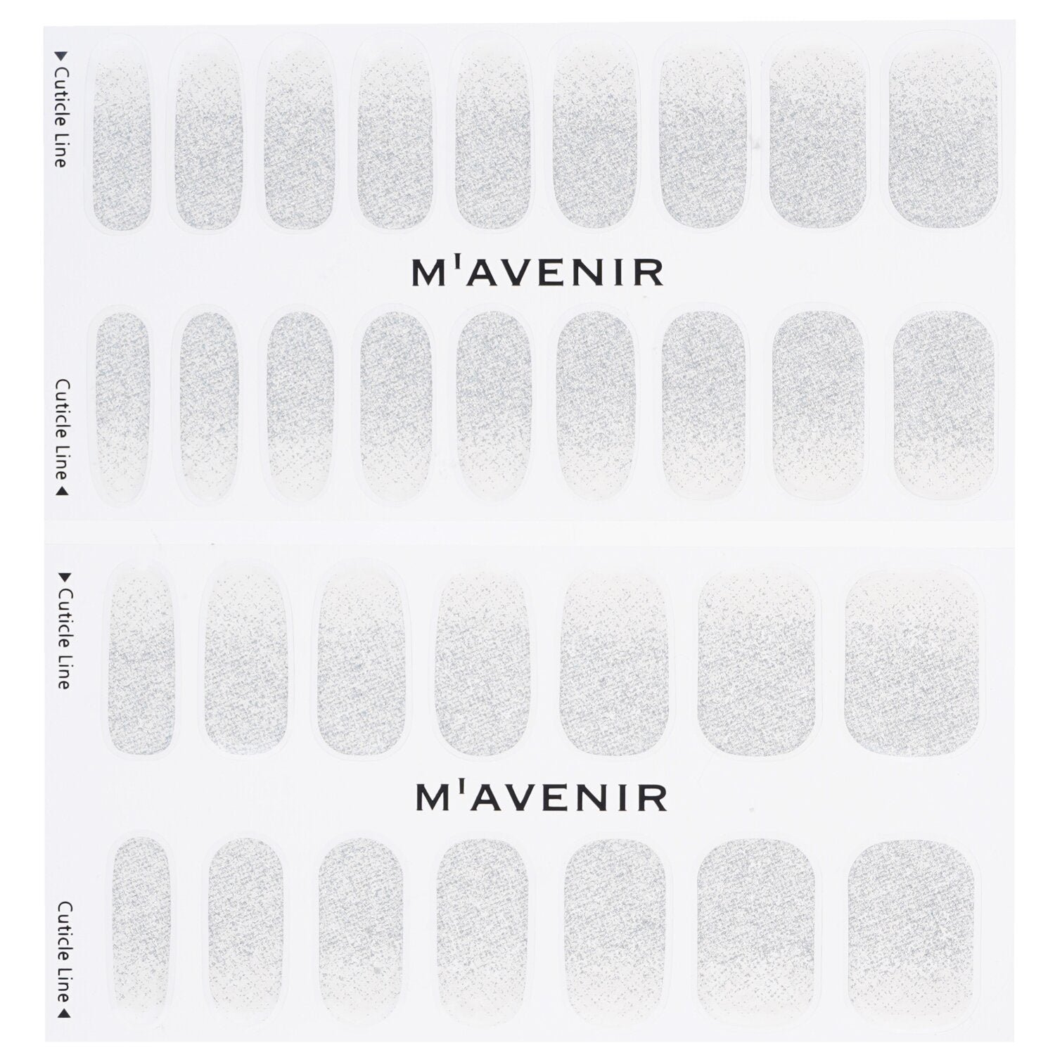 Nail Sticker (Grey) - # Fiesta Silver Nail by Mavenir - Image 2