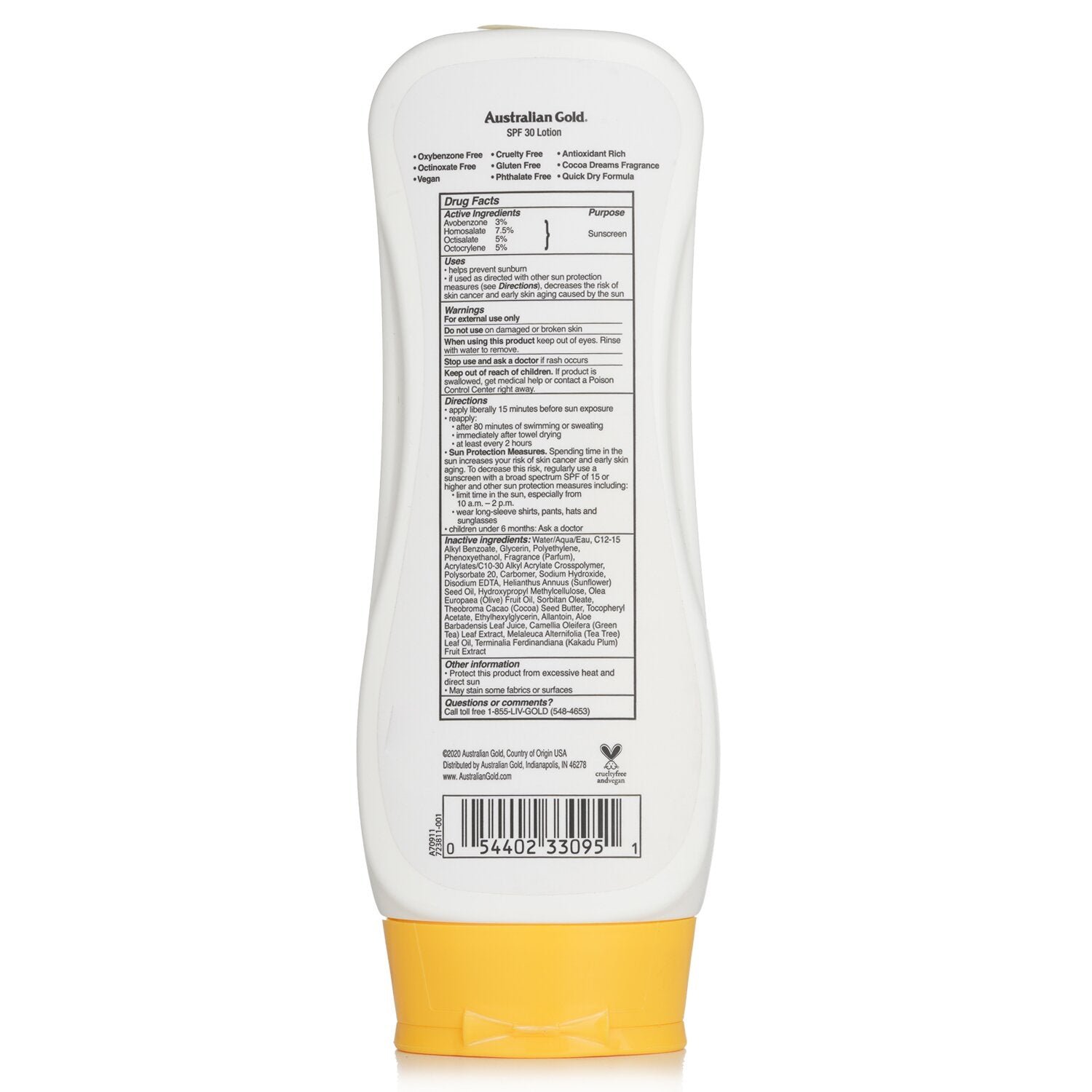 Lotion Sunscreen SPF 30 (Ultimate Hydration) by Australian Gold - Image 3