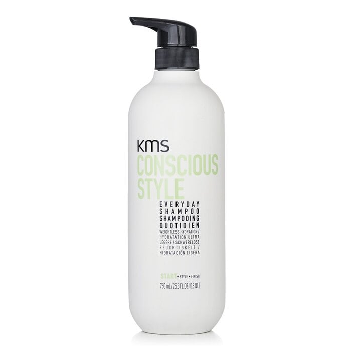 Conscious Style Everyday Shampoo 750ml/25.3oz by KMS California - Image 1