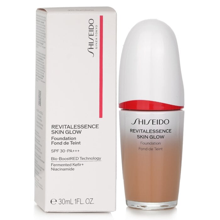 Revitalessence Skin Glow Foundation SPF 30 - # 410 Sunstone 30ml/1oz by Shiseido - Image 2