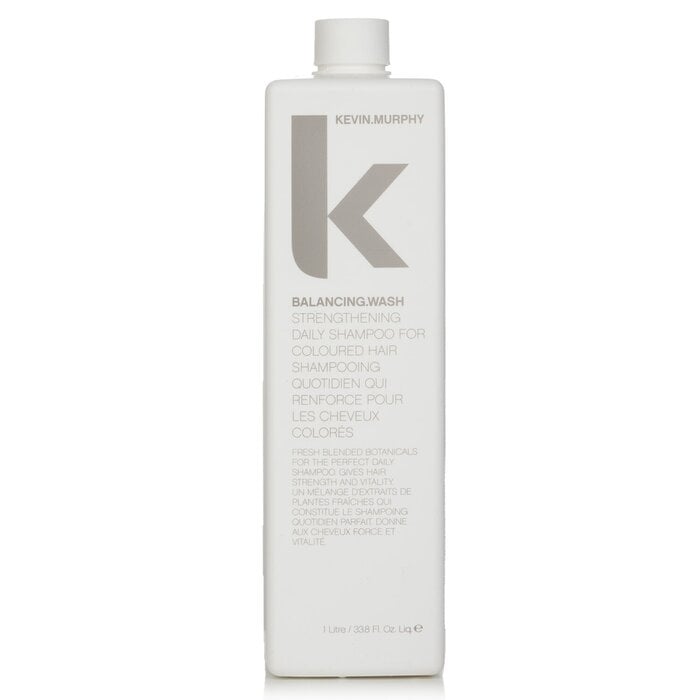 Balancing.Wash (Strengthening Daily Shampoo - For Coloured Hair) 1000ml/33.6oz by Kevin.Murphy - Image 1