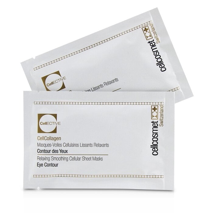 Cellcosmet CellEctive CellCollagen Eye Contour Relaxing Smoothing Cellular Sheet Masks 5x2patchs by Cellcosmet & Cellmen - Image 1
