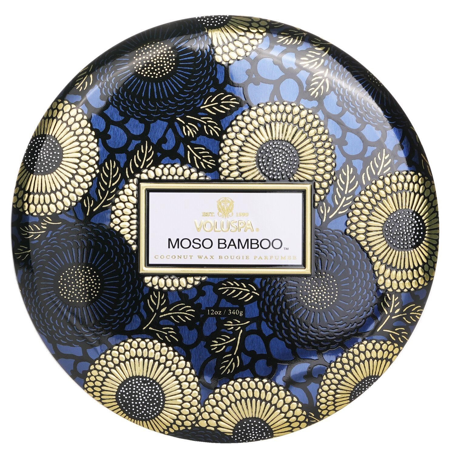 شمع قصدير مزخرف بـ3 فتائل - Moso Bamboo من Voluspa - صورة 1