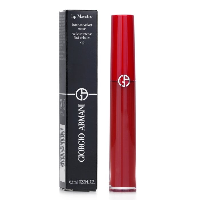 Lip Maestro ملمع شفاه - # 415 (Red Wood) من Giorgio Armani - صورة 2
