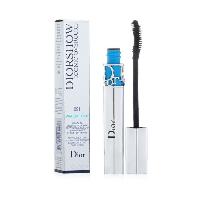 مسكارا مضادة للماء مكثفة ومفتلة لمدة 24 ساعة Diorshow Iconic Overcurl - # 091 أسود 6g/0.21oz من Christian Dior - صورة 2