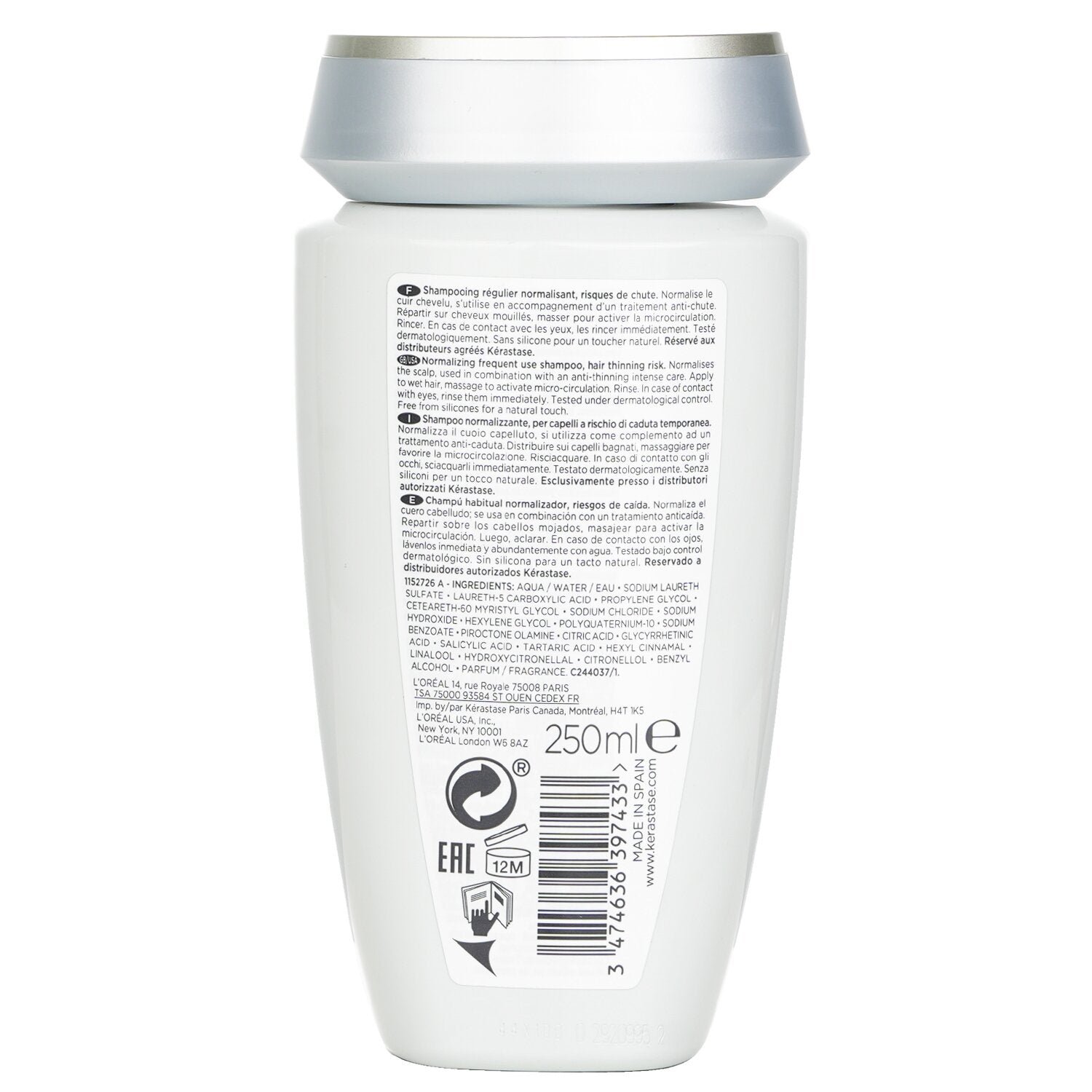 Specifique Bain Prevention Normalizing Frequent Use Shampoo (Normal Hair - Hair Thinning Risk) by Kerastase - Image 3