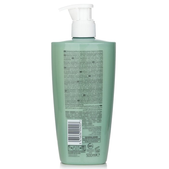 Specifique Bain Divalent Balancing Shampoo (Oily Roots, Sensitized Lengths) 500ml/16.9oz by Kerastase - Image 3