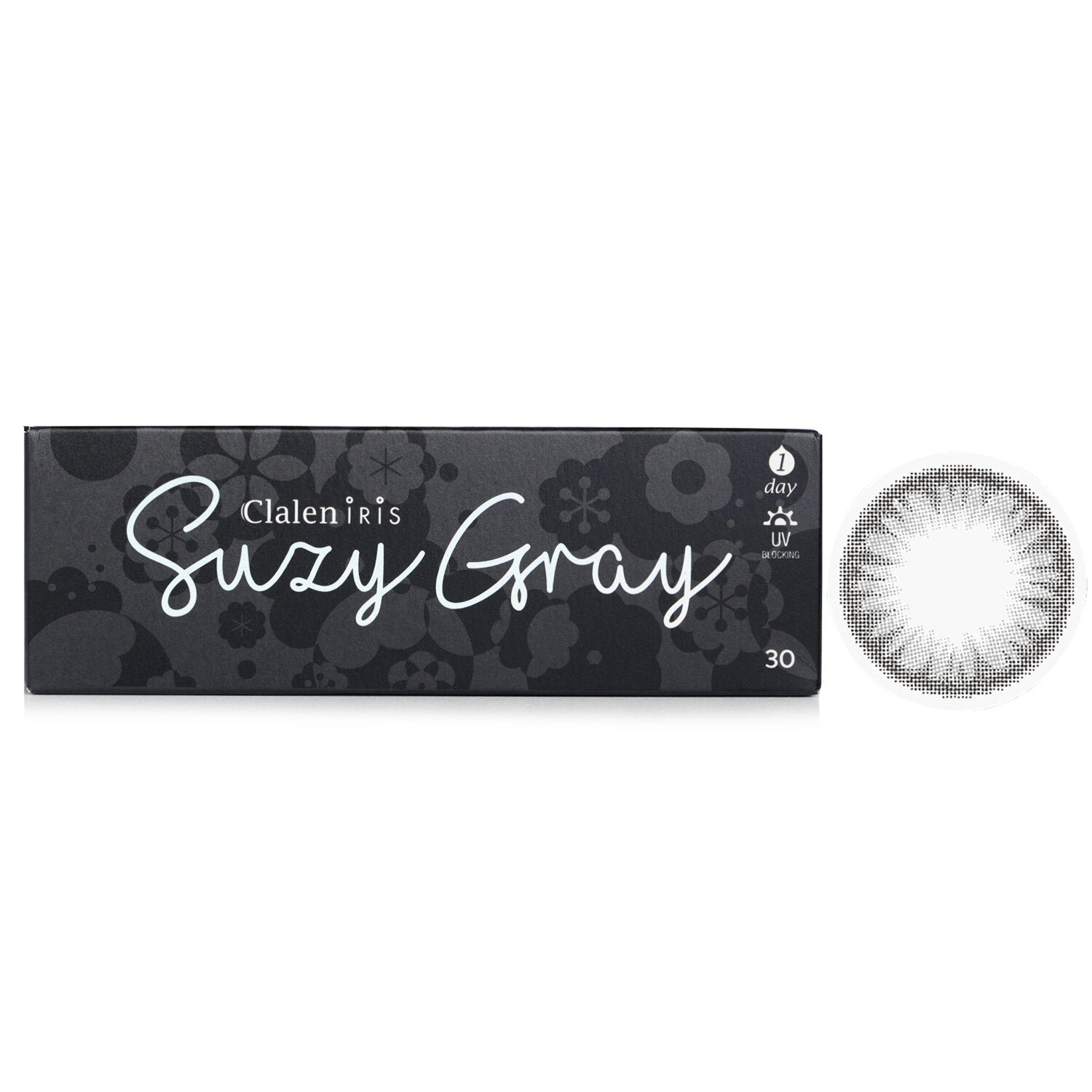 1 Day Iris Suzy Gray Color Contact Lenses - - 3.00 by Clalen - Image 1