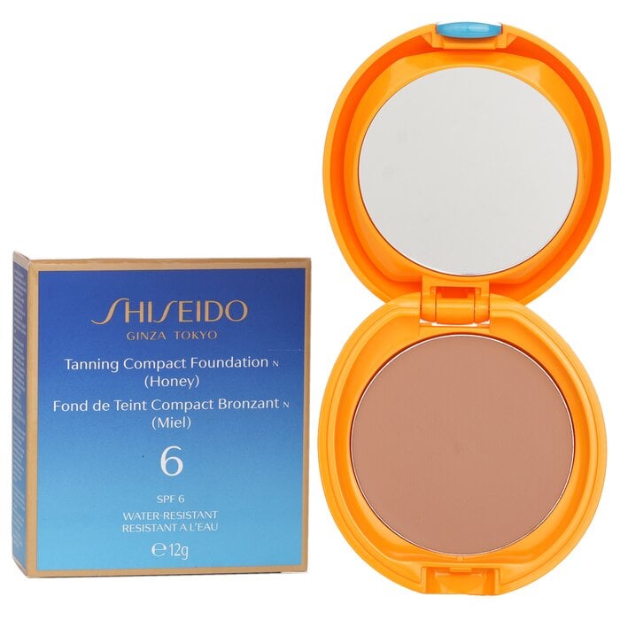 Tanning Compact Foundation N SPF6 - Honey 12g/0.4oz by Shiseido - Image 2