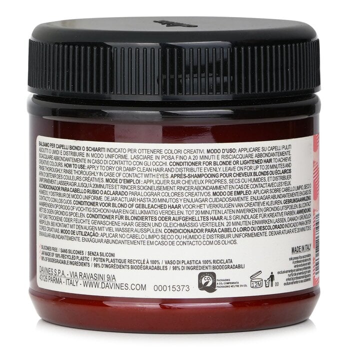 بلسم Alchemic Creative - # مرجاني (للشعر الأشقر والفاتح) 250ml/8.84oz من Davines - صورة 3